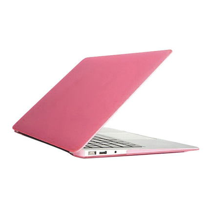 For MacBook Air 13.3 inch A1466 2012-2017 / A1369 2010-2012 Laptop Frosted Hard Plastic Protective Case(Pink)-garmade.com