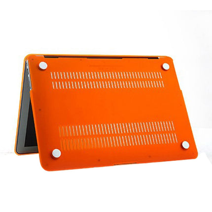 For MacBook Air 13.3 inch A1466 2012-2017 / A1369 2010-2012 Laptop Frosted Hard Plastic Protective Case(Orange)-garmade.com