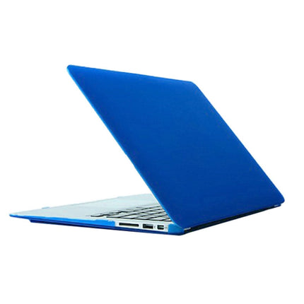 For Macbook Air 11.6 inch Frosted Hard Plastic Protection Case(Blue)-garmade.com