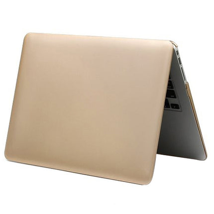 For Macbook Air 11.6 inch Frosted Hard Plastic Protection Case(Gold)-garmade.com