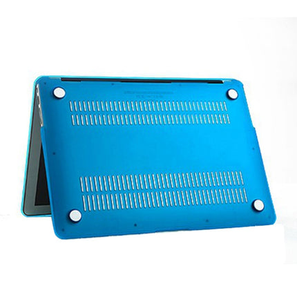 For Macbook Air 11.6 inch Frosted Hard Plastic Protection Case(Baby Blue)-garmade.com