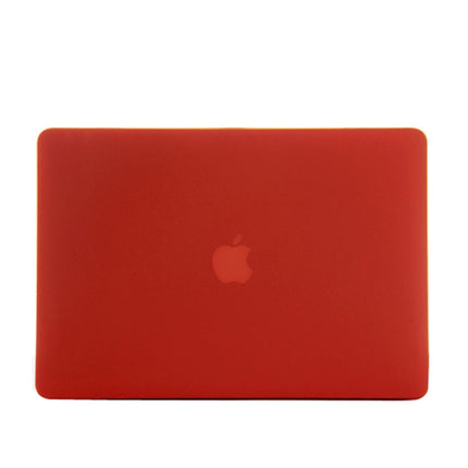 Frosted Hard Protective Case for Macbook Pro Retina 15.4 inch A1398(Red)-garmade.com