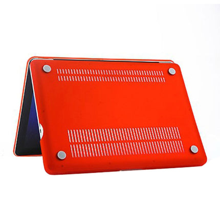 Frosted Hard Protective Case for Macbook Pro 15.4 inch (A1286)(Red)-garmade.com