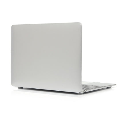 Metal Texture Series Hard Shell Plastic Protective Case for Macbook 12inch(Silver)-garmade.com