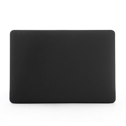 ENKAY for MacBook Pro Retina 15.4 inch (US Version) / A1398 4 in 1 Frosted Hard Shell Plastic Protective Case with Screen Protector & Keyboard Guard & Anti-dust Plugs(Black)-garmade.com