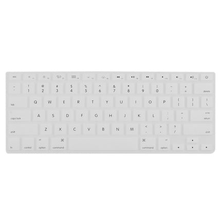 ENKAY for MacBook Pro Retina 15.4 inch (US Version) / A1398 4 in 1 Frosted Hard Shell Plastic Protective Case with Screen Protector & Keyboard Guard & Anti-dust Plugs(White)-garmade.com
