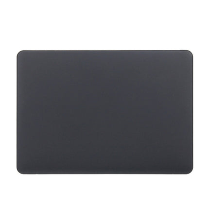 Laptop Translucent Frosted Hard Plastic Protective Case for Macbook 12 inch(Black)-garmade.com