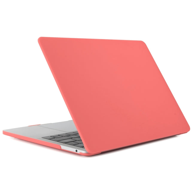 Laptop Translucent Frosted Hard Plastic Protective Case for Macbook 12 inch(Coral Red)-garmade.com