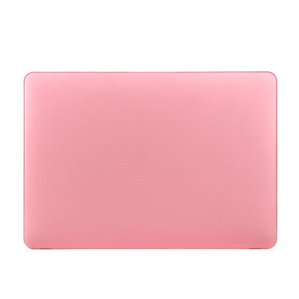 Laptop Translucent Frosted Hard Plastic Protective Case for Macbook 12 inch(Pink)-garmade.com