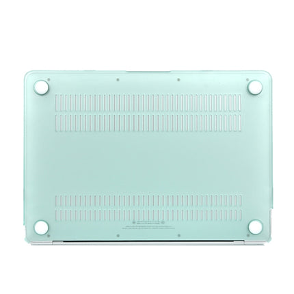 Laptop Translucent Frosted Hard Plastic Protective Case for Macbook 12 inch(Light Green)-garmade.com