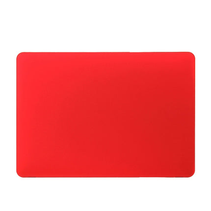 Laptop Translucent Frosted Hard Plastic Protective Case for Macbook 12 inch(Red)-garmade.com