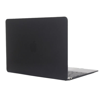 Colored Transparent Crystal Hard Protective Case for Macbook 12 inch(Black)-garmade.com