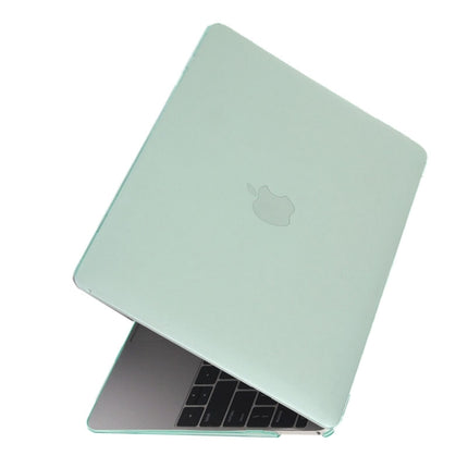 Colored Transparent Crystal Hard Protective Case for Macbook 12 inch(Green)-garmade.com