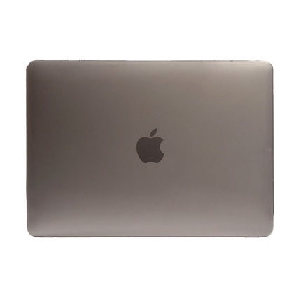 Colored Transparent Crystal Hard Protective Case for Macbook 12 inch(Grey)-garmade.com