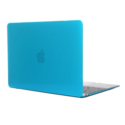 Colored Transparent Crystal Hard Protective Case for Macbook 12 inch(Baby Blue)-garmade.com