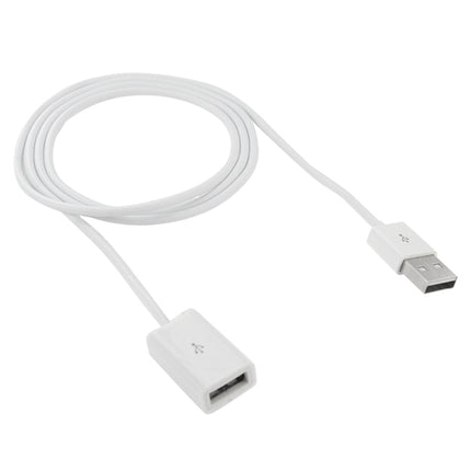 USB AM to AF Extender Extension Cable for Mac, Length: 1m(White)-garmade.com
