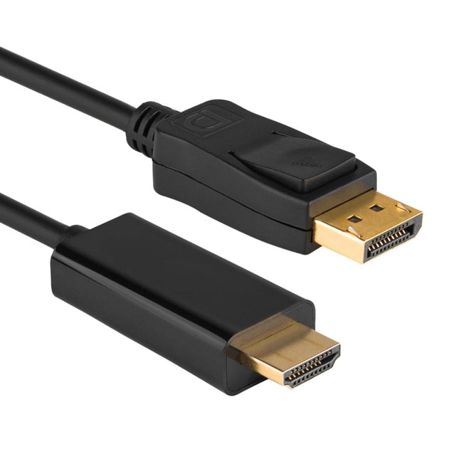 DisplayPort Male to HDMI Male Cable, Cable Length: 1.8m-garmade.com