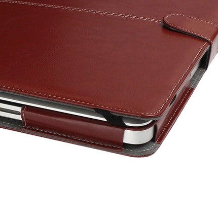 Notebook Leather Case with Snap Fastener for 13.3 inch MacBook Pro(Brown)-garmade.com