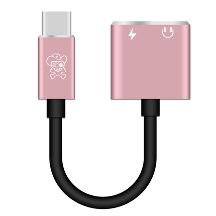 ENKAY Hat-prince HC-10 USB-C / Type-C + 3.5mm Jack to USB-C / Type-C Charge Audio Adapter Cable-garmade.com