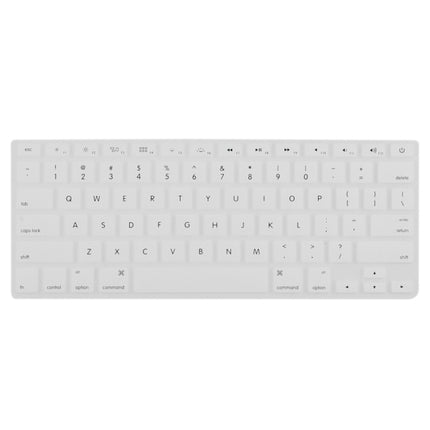 ENKAY for MacBook Air 13.3 inch (US Version) / A1369 / A1466 4 in 1 Crystal Hard Shell Plastic Protective Case with Screen Protector & Keyboard Guard & Anti-dust Plugs(White)-garmade.com