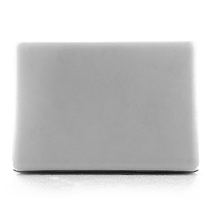 ENKAY for MacBook Pro 13.3 inch (US Version) / A1278 4 in 1 Frosted Hard Shell Plastic Protective Case with Screen Protector & Keyboard Guard & Anti-dust Plugs(White)-garmade.com