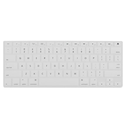 ENKAY for MacBook Pro 13.3 inch (US Version) / A1278 4 in 1 Frosted Hard Shell Plastic Protective Case with Screen Protector & Keyboard Guard & Anti-dust Plugs(White)-garmade.com