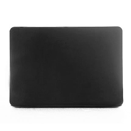ENKAY for MacBook Pro 15.4 inch (US Version) / A1286 4 in 1 Frosted Hard Shell Plastic Protective Case with Screen Protector & Keyboard Guard & Anti-dust Plugs(Black)-garmade.com