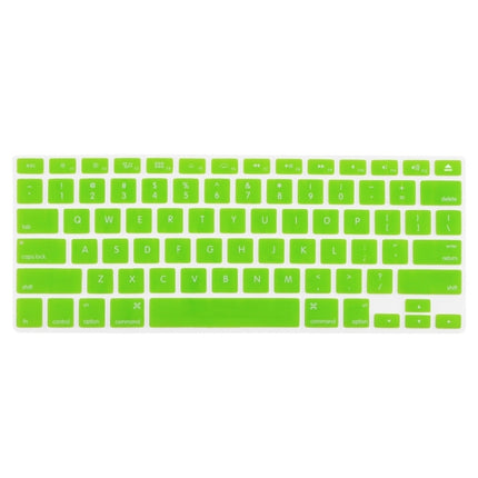 ENKAY for MacBook Pro 15.4 inch (US Version) / A1286 4 in 1 Frosted Hard Shell Plastic Protective Case with Screen Protector & Keyboard Guard & Anti-dust Plugs(Green)-garmade.com