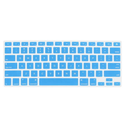 ENKAY for MacBook Pro 15.4 inch (US Version) / A1286 4 in 1 Frosted Hard Shell Plastic Protective Case with Screen Protector & Keyboard Guard & Anti-dust Plugs(Blue)-garmade.com