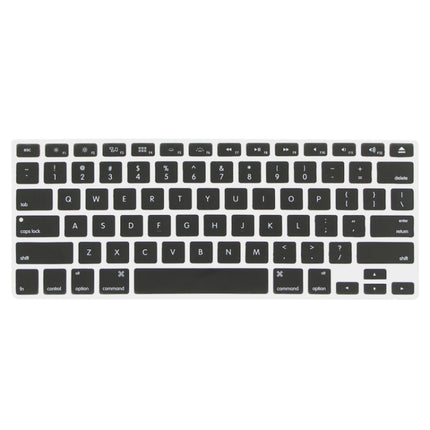 ENKAY for MacBook Pro 13.3 inch (US Version) / A1278 4 in 1 Crystal Hard Shell Plastic Protective Case with Screen Protector & Keyboard Guard & Anti-dust Plugs(Black)-garmade.com