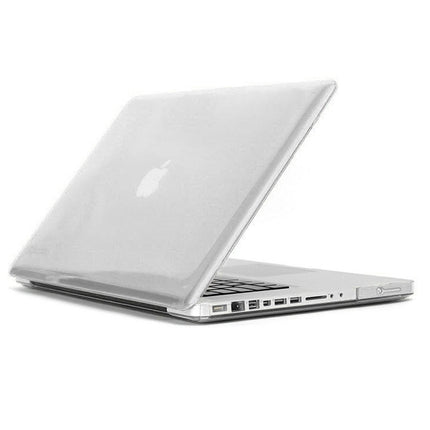 ENKAY for MacBook Pro 13.3 inch (US Version) / A1278 4 in 1 Crystal Hard Shell Plastic Protective Case with Screen Protector & Keyboard Guard & Anti-dust Plugs(White)-garmade.com