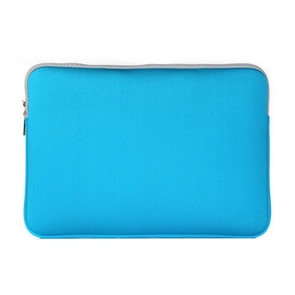 Double Pocket Zip Handbag Laptop Bag for Macbook Air 11.6 inch(Dark Blue)-garmade.com