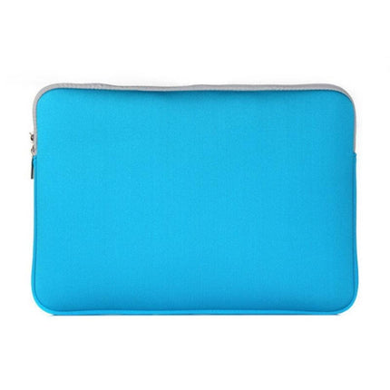 Double Pocket Zip Handbag Laptop Bag for Macbook Air 13 inch(Dark Blue)-garmade.com