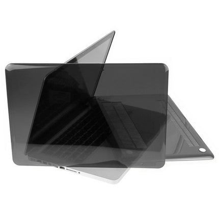ENKAY for Macbook Pro 13.3 inch (US Version) / A1278 Hat-Prince 3 in 1 Crystal Hard Shell Plastic Protective Case with Keyboard Guard & Port Dust Plug(Black)-garmade.com