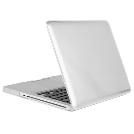 ENKAY for Macbook Pro 13.3 inch (US Version) / A1278 Hat-Prince 3 in 1 Crystal Hard Shell Plastic Protective Case with Keyboard Guard & Port Dust Plug(White)-garmade.com