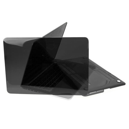 ENKAY for Macbook Pro Retina 13.3 inch (US Version) / A1425 / A1502 Hat-Prince 3 in 1 Crystal Hard Shell Plastic Protective Case with Keyboard Guard & Port Dust Plug(Black)-garmade.com