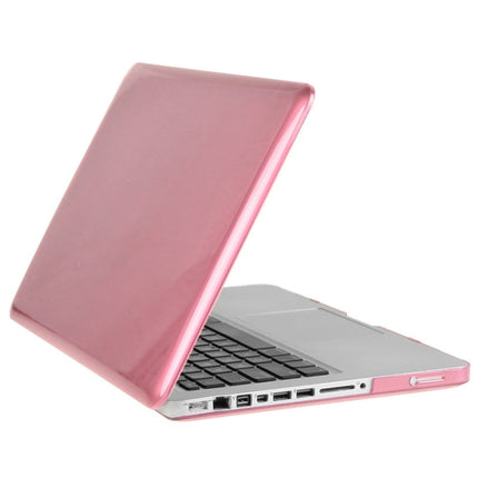 ENKAY for Macbook Pro 15.4 inch (US Version) / A1286 Hat-Prince 3 in 1 Crystal Hard Shell Plastic Protective Case with Keyboard Guard & Port Dust Plug(Pink)-garmade.com