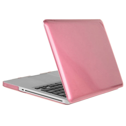 ENKAY for Macbook Pro 15.4 inch (US Version) / A1286 Hat-Prince 3 in 1 Crystal Hard Shell Plastic Protective Case with Keyboard Guard & Port Dust Plug(Pink)-garmade.com