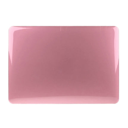 ENKAY for Macbook Pro 15.4 inch (US Version) / A1286 Hat-Prince 3 in 1 Crystal Hard Shell Plastic Protective Case with Keyboard Guard & Port Dust Plug(Pink)-garmade.com