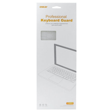 ENKAY for Macbook Pro Retina 15.4 inch (US Version) / A1398 Hat-Prince 3 in 1 Crystal Hard Shell Plastic Protective Case with Keyboard Guard & Port Dust Plug(White)-garmade.com