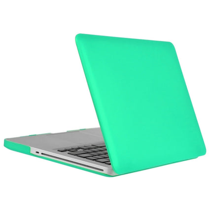 ENKAY for Macbook Pro 13.3 inch (US Version) / A1278 Hat-Prince 3 in 1 Frosted Hard Shell Plastic Protective Case with Keyboard Guard & Port Dust Plug(Green)-garmade.com