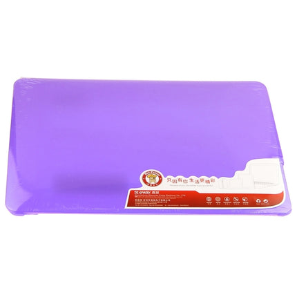 ENKAY for Macbook Pro Retina 13.3 inch (US Version) / A1425 / A1502 Hat-Prince 3 in 1 Frosted Hard Shell Plastic Protective Case with Keyboard Guard & Port Dust Plug(Purple)-garmade.com