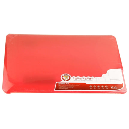 ENKAY for Macbook Pro Retina 13.3 inch (US Version) / A1425 / A1502 Hat-Prince 3 in 1 Frosted Hard Shell Plastic Protective Case with Keyboard Guard & Port Dust Plug(Red)-garmade.com