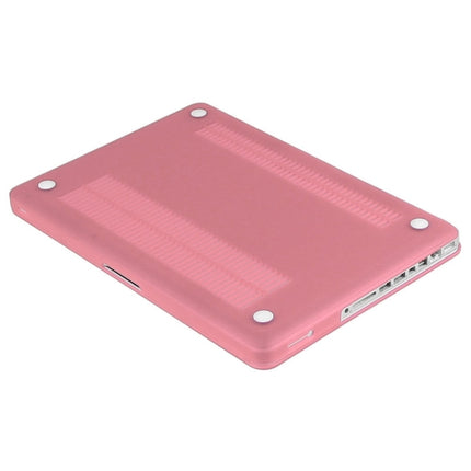 ENKAY for Macbook Pro 15.4 inch (US Version) / A1286 Hat-Prince 3 in 1 Frosted Hard Shell Plastic Protective Case with Keyboard Guard & Port Dust Plug(Pink)-garmade.com