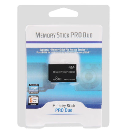 8Gb Memory Stick Pro Duo Card (100% Real Capacity)(Black)-garmade.com