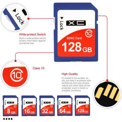 64GB High Speed Class 10 SDHC Camera Memory Card (100% Real Capacity)-garmade.com