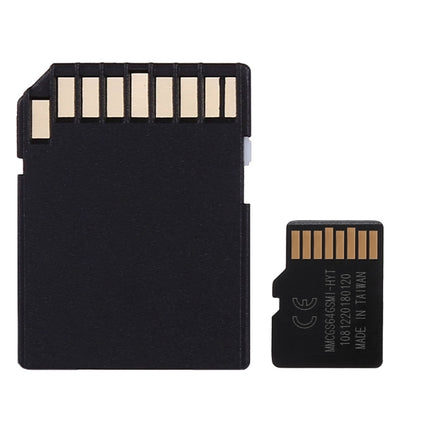 64GB High Speed Class 10 Micro SD(TF) Memory Card from Taiwan, Write: 8mb/s, Read: 12mb/s (100% Real Capacity)(Black)-garmade.com