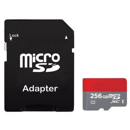 256GB High Speed Class 10 TF/Micro SDHC UHS-1(U1) Memory Card, Write: 15mb/s, Read: 30mb/s (100% Real Capacity)-garmade.com