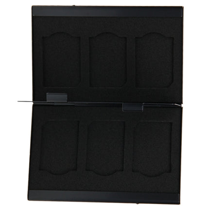 2x 3 in 1 Memory Card Protective Case Box for SD Card, Size: 93mm (L) x 62mm (W) x 10mm (H)(Black)-garmade.com