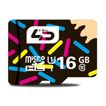 LD 16GB High Speed Class 10 TF/Micro SDXC UHS-1(U1) Memory Card-garmade.com